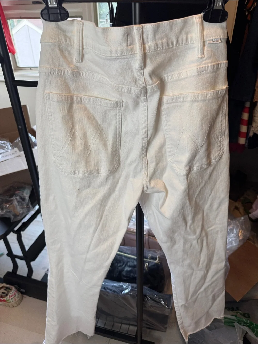 MOTHER High-Rise Cropped Jeans - Picture 6 of 6
